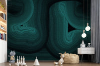 Deep Ocean Swirls Wall Mural