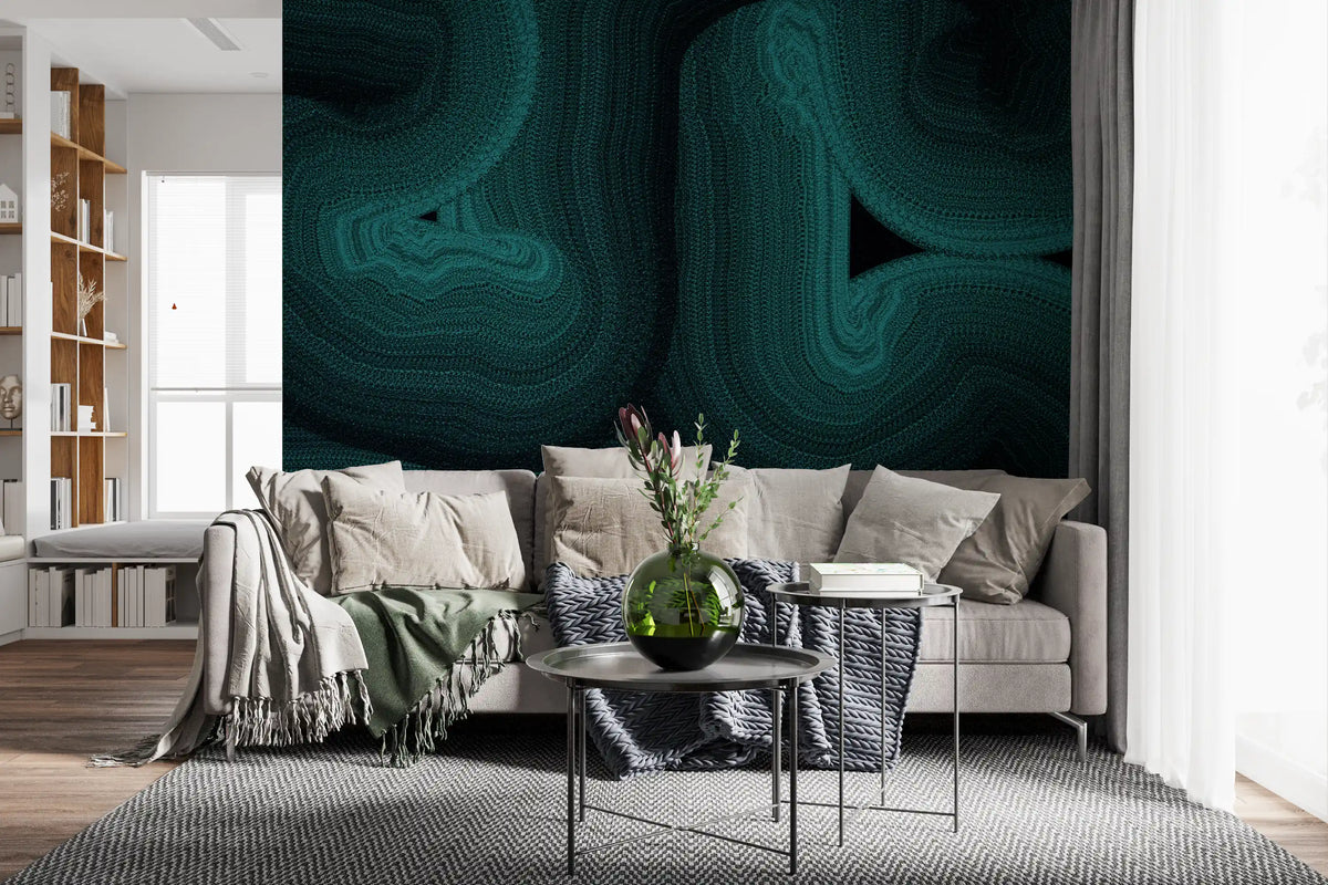 Deep Ocean Swirls Wall Mural