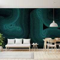 Deep Ocean Swirls Wall Mural