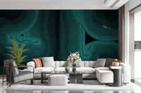 Deep Ocean Swirls Wall Mural