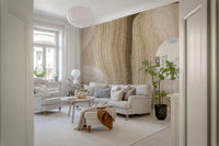 Rhythmic Sand Dune Abstract Art Wall Mural