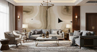 Rhythmic Sand Dune Abstract Art Wall Mural