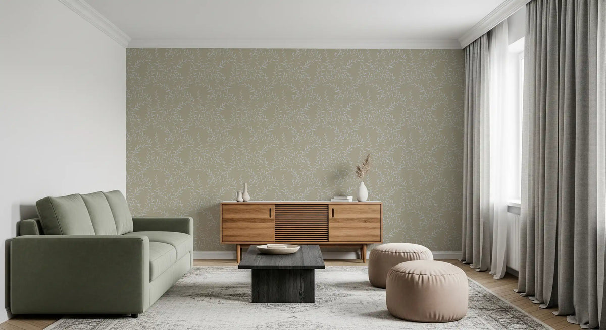 Woven Willow Botanical Trail Wallpaper⁠