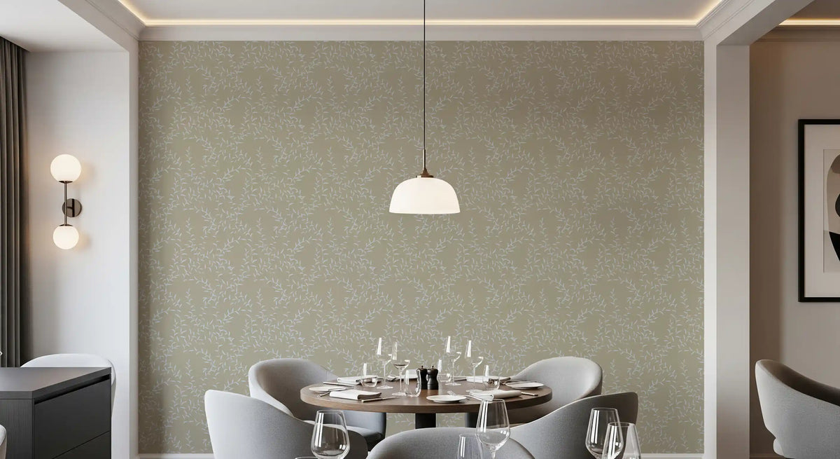 Woven Willow Botanical Trail Wallpaper⁠