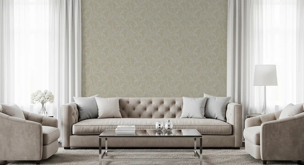 Woven Willow Botanical Trail Wallpaper⁠