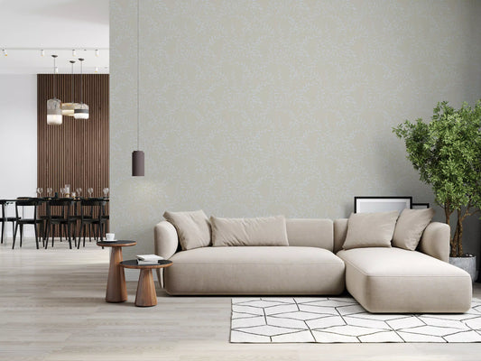 Soft Botanical Willow Sway Wallpaper⁠