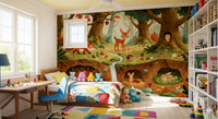 Forest Creatures Woodland Adventure Wall Mural