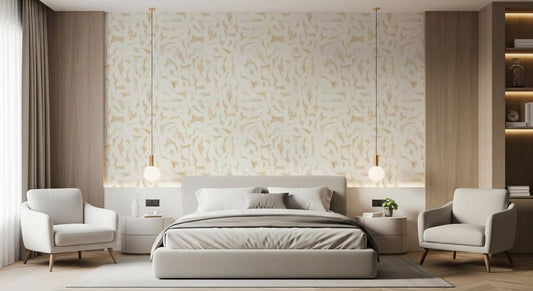 Abstract Organic Sandstone Shapes Wallpaper⁠