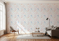 Soft Pastel Ribbon Motion Wallpaper⁠