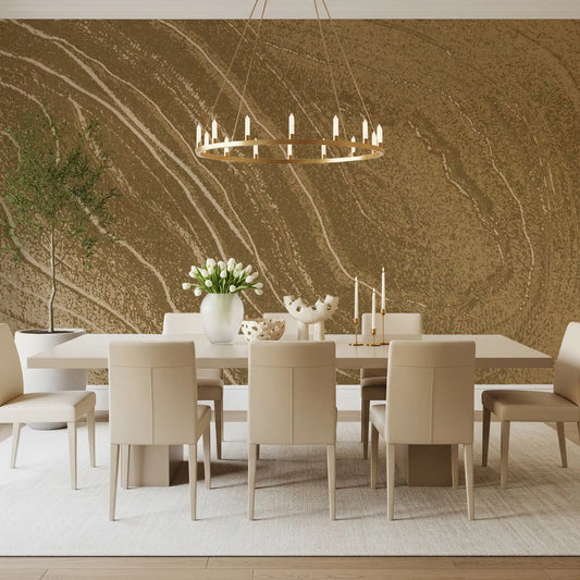 Minimalist Sandstone Flow Wall Mural