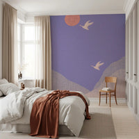 Zen Mountain Flight Landscape Wall Mural