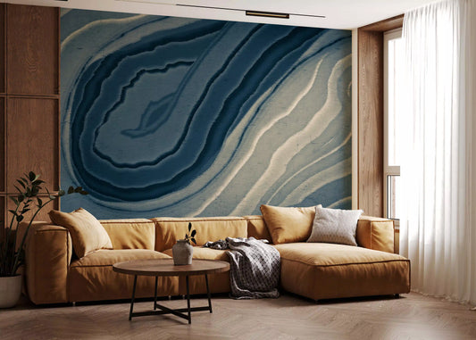 Abstract Ink Wash Flow Wall Mural