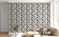 Abstract Floral Vine Arrangement Wallpaper⁠