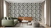 Abstract Floral Vine Arrangement Wallpaper⁠