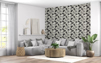 Abstract Floral Vine Arrangement Wallpaper⁠