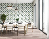 Soft Watercolor Eucalyptus Vines Wallpaper⁠