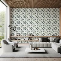 Soft Watercolor Eucalyptus Vines Wallpaper⁠