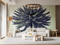 Abstract Dahlia Sculpture Wall Mural