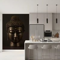 Minimalist Bronze Enlightenment Wall Mural