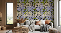 Jungle Foliage Silhouette Print Wallpaper⁠