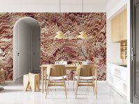 Textured Ochre Sand Dunes Wall Mural