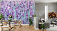 Abstract Lavender Dreamscape Wall Mural