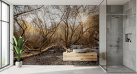 Sun-Drenched Wilderness Canopy Wall Mural