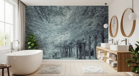 Serene Forest Canopy Path Wall Mural