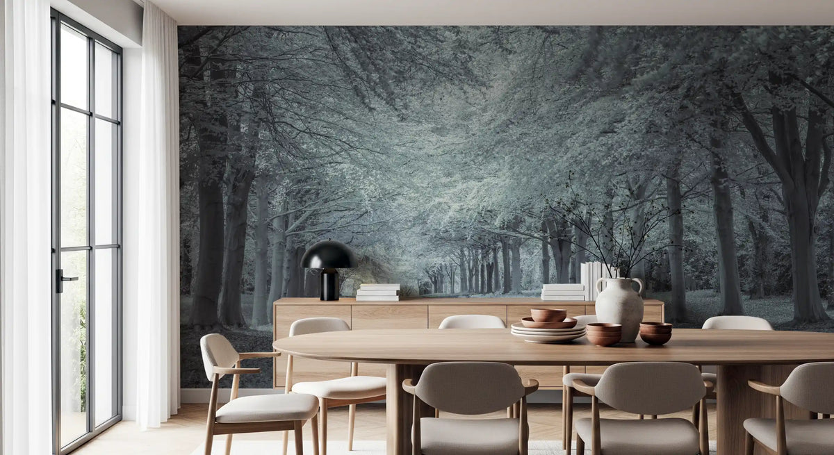 Serene Forest Canopy Path Wall Mural