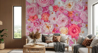 Summer Garden Petal Symphony Wall Mural