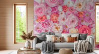 Summer Garden Petal Symphony Wall Mural