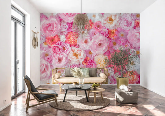 Summer Garden Petal Symphony Wall Mural