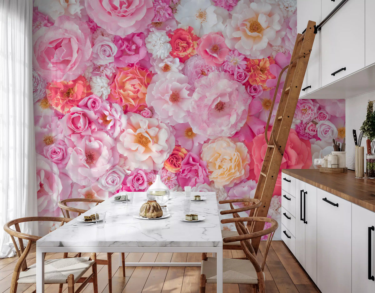Summer Garden Petal Symphony Wall Mural