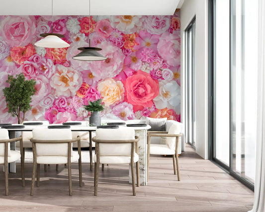 Summer Garden Petal Symphony Wall Mural
