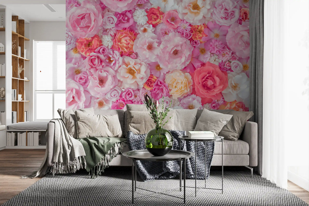 Summer Garden Petal Symphony Wall Mural