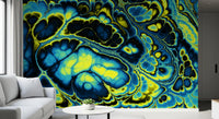 Colorful Marble Abstract Flow Pattern