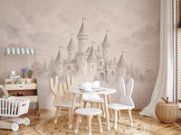 Castle Dreams – Vintage Cream Wall Mural