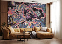 Vibrant Marble Flow Wall Mural