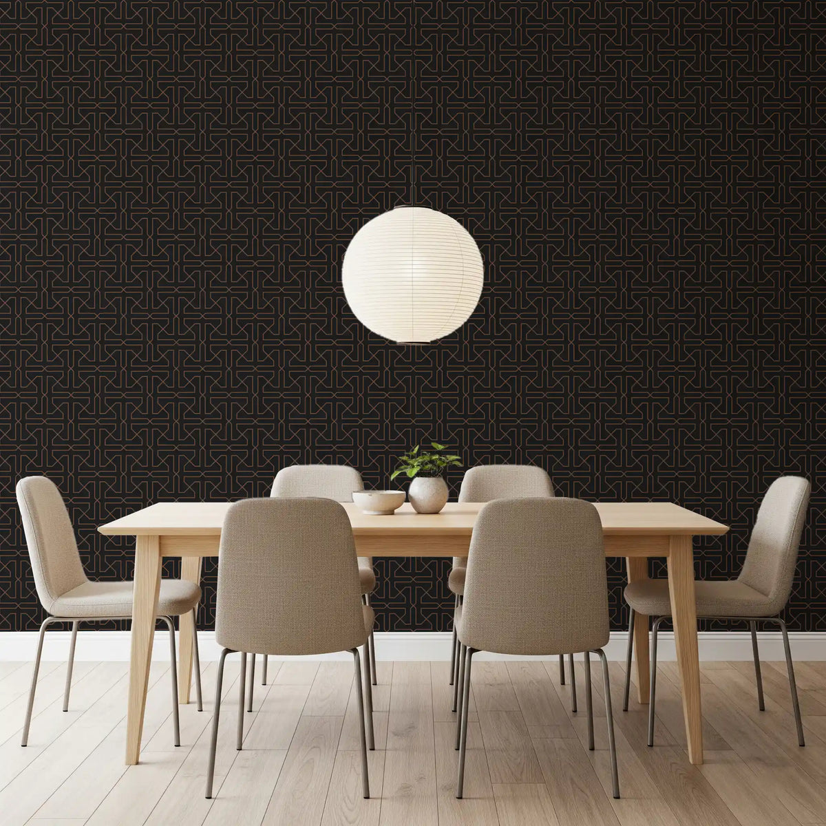 Abstract Geometric Traceries Wallpaper⁠