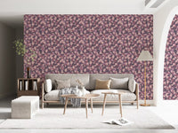 Muted Blush Camouflage Pattern Wallpaper⁠