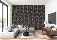Muted Earthy Leaf Silhouette Wallpaper⁠