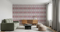 Minimalist Embroidered Folk Texture Wallpaper⁠