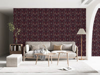 Geometric Tribal Owl Pattern Wallpaper⁠