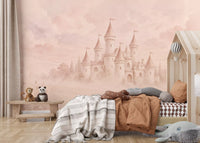 Castle Dreams – Faded Rose Wall Mural Wall Mural