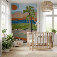 Sunlit Tropical Grove Mural Wall Mural
