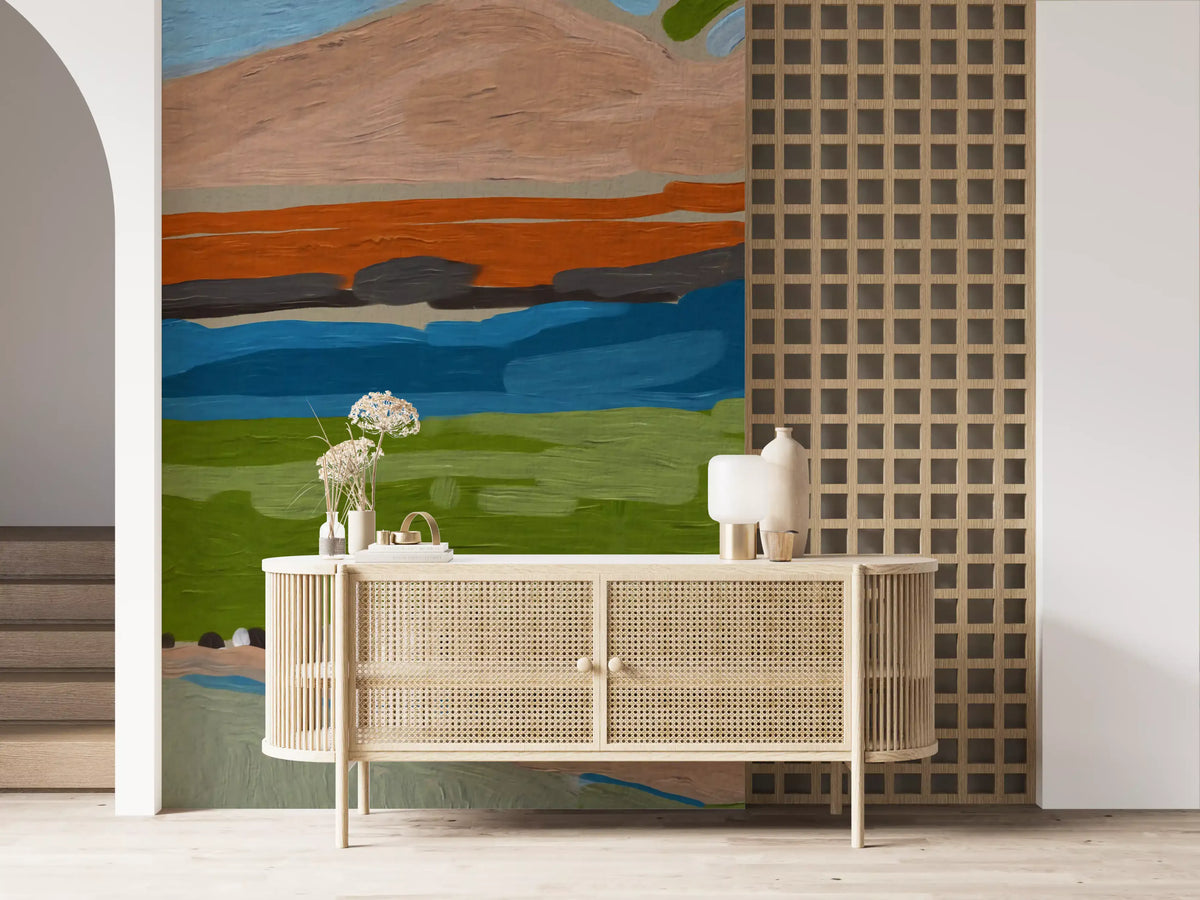 Sunlit Tropical Grove Mural Wall Mural