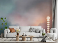 Ethereal Pastel Cloudscape Wall Mural