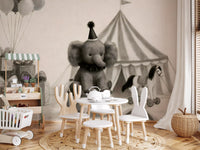 Circus Elephant Parade Wall Mural