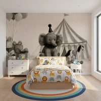 Circus Elephant Parade Wall Mural