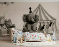 Circus Elephant Parade Wall Mural